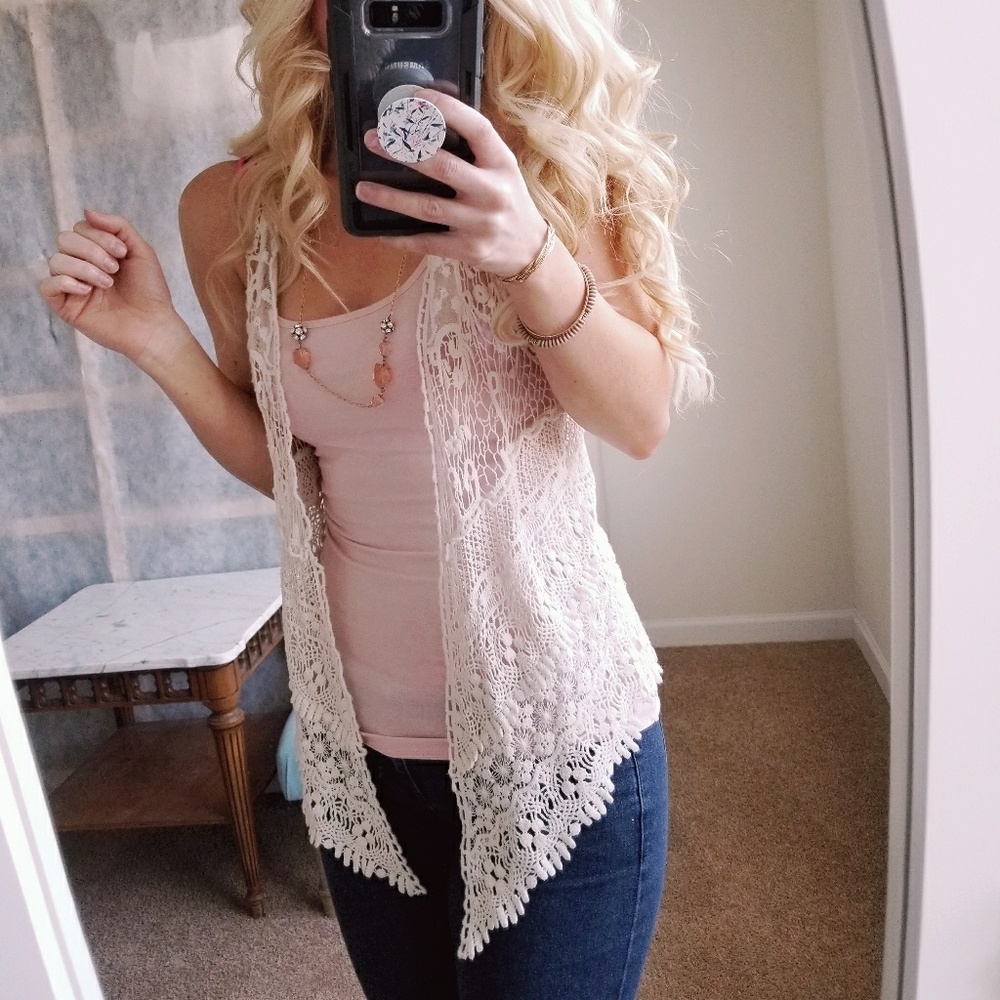 Crotchet Lace Tank